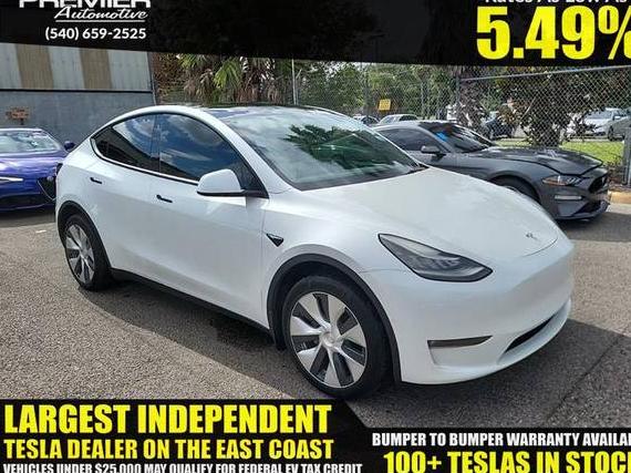 TESLA MODEL Y 2021 5YJYGDEE2MF248509 image